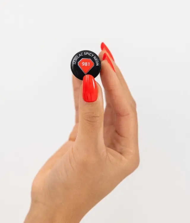Semilac Ημιμόνιμο Βερνίκι 981 Spicy Neon 7ml 2