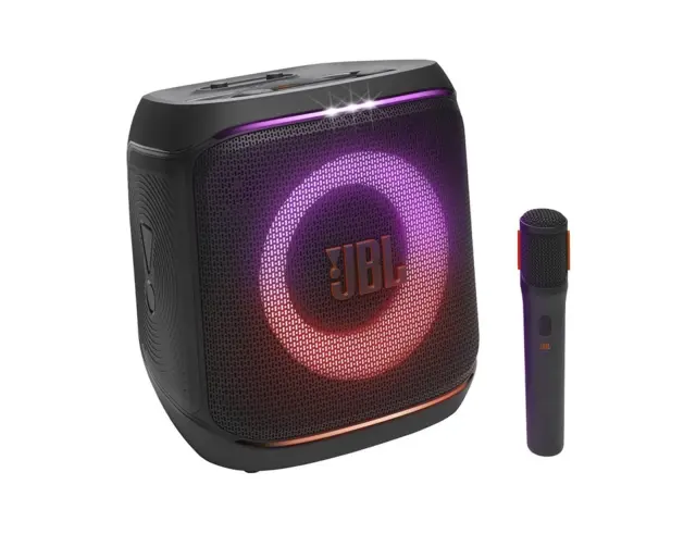 Φορητό Ηχείο JBL Partybox με λειτουργία Karaoke Encore 2 - RBG - Αδιάβροχo IPX4 - 100W RMS - USB, Bluetooth - Μικρόφωνο - Lightshow Gen 3 - ΜαύροJBLPBENCORE2EP 2