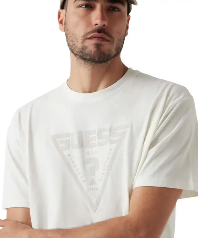 Guess - Ανδρικό T-shirt Essential Logo Z4BI02I3Z14-G018 Λευκό 3