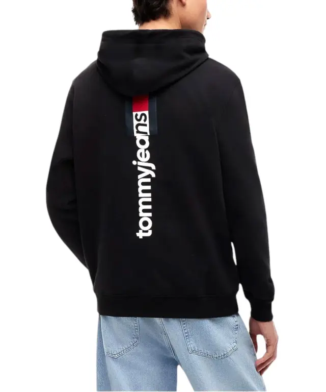Tommy Hilfiger - Ανδρικό Φούτερ Entry DNA Regular Fit DM0DM23393-BDS Μαύρο 2