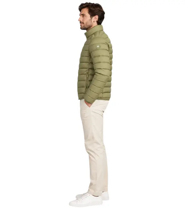 Cavalli Class - Ανδρικό Χειμερινό Μπουφάν Slim Fit WXT40CFT035-04000 Λαδί 3
