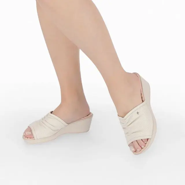 Ανατομικές Παντόφλές Με Πλατφόρμα Piccadilly 540324-1 Off White - 40 2