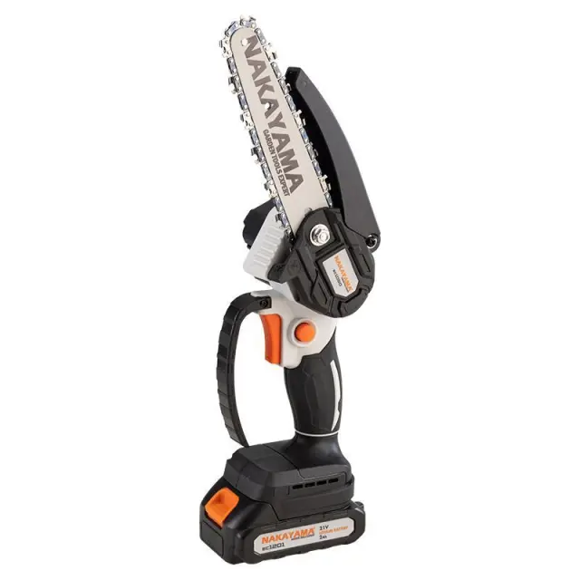 Nakayama EC1050 - Κλαδευτικό Αλυσοπρίονο Μπαταρίας 21V, Brushless με Λάμα 15cm ,825gr με Φορτιστή + 2 Μπαταρίες 2Ah (2x 2Ah) (075028) 2