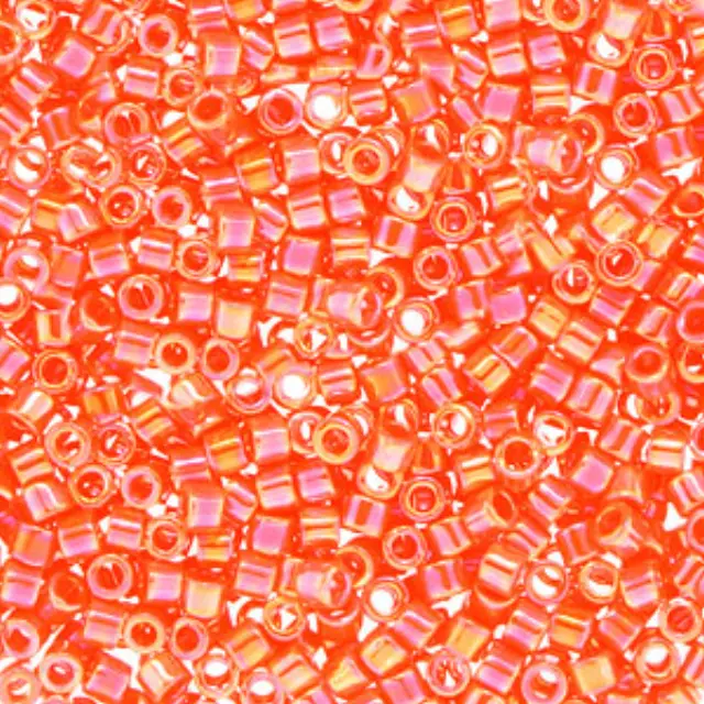 Χάντρα Miyuki Delica 10/0 - DBM0161 - Opaque Rainbow Orange ~7gr