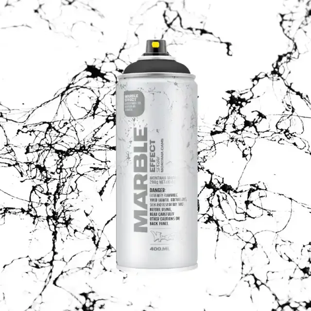 Montana Marble Effect Spray 400ml EM9000-Black