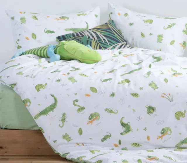 ΠΑΙΔΙΚΑ ΣΕΤ ΣΕΝΤΟΝΙΑ ΜΟΝΑ CUTE REPTILES 170X260 NEF-NEF HOMEWARE 2