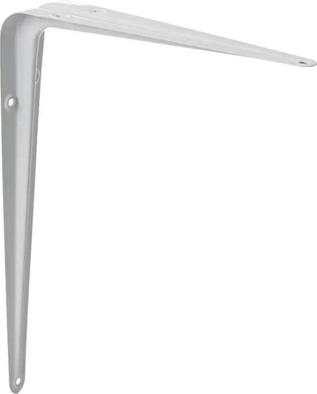 F.F. Group 25748 - Γωνία Ραφιού 200x250mm Λευκό