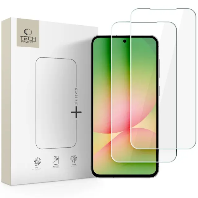 Tech-protect Glass Fit+ 2-pack Galaxy A37 / A57 5g Clear