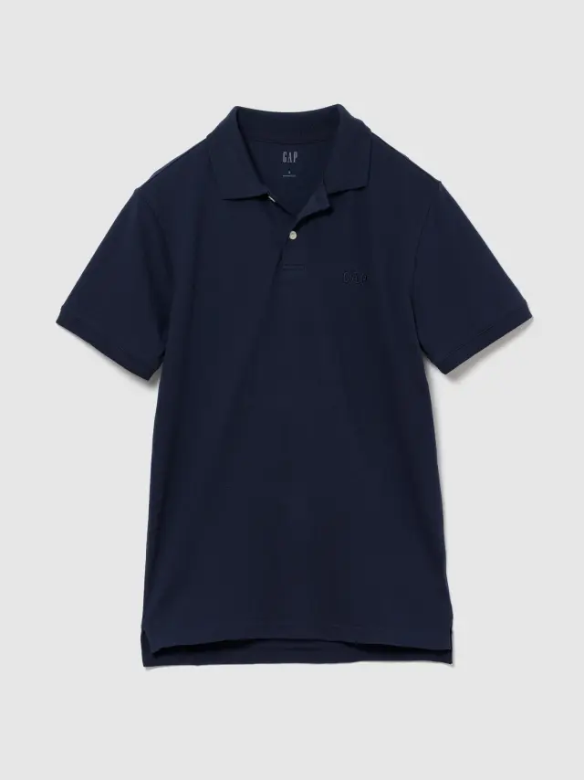 Ανδρική Μπλούζα Polo Πικέ με Λογότυπο tapestry navy
