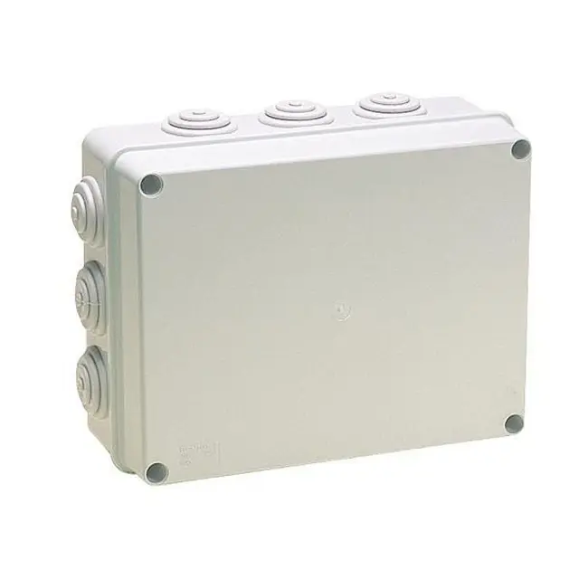 Κουτί Εξωτερικό Στεγανό Β.Μ IP65 Γκρι 243x190x10mm EUROLAMP 151-31525