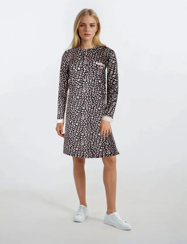 W956 - Type - NIGHTGOWN BLUE LEO - S