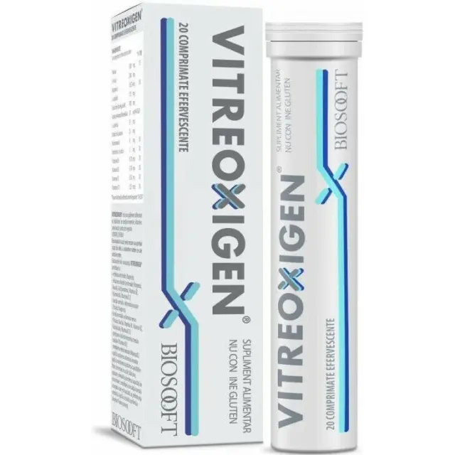 Bioos Vitreoxigen Ειδικό Συμπλήρωμα Διατροφής 20 αναβράζοντα δισκία 3