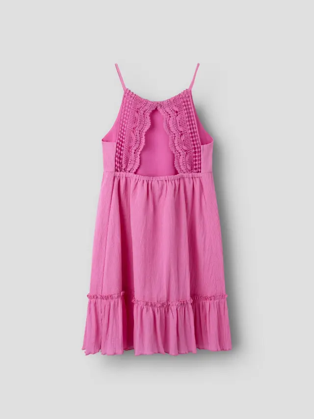 Name It Κοντό Φόρεμα κοριτσίστικο υφαντό Ροζ NKFFIMIA SL DRESS NOOS - 13227423 2