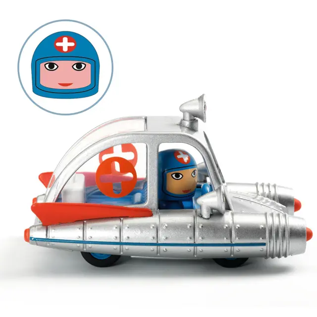Djeco Διαστημικό Ασθενοφόρο με Φιγούρα "Space Ambulance" (3+ ετών) 05458 3