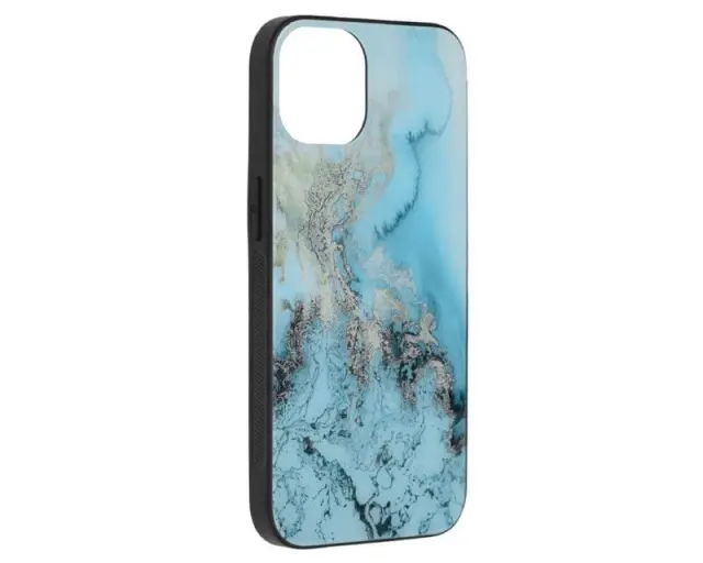 Techsuit® Glass Series Back Cover Προστατευτική Θήκη για iPhone 13 Pro Max- Blue Ocean