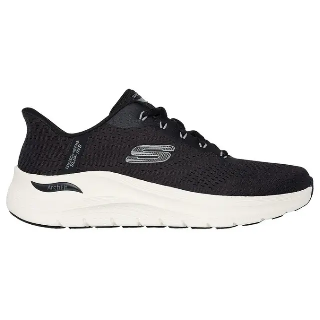 Ανδρικά Ανατομικά Sneakers Skechers Slip-In Arch Fit 232712/BLK Μαύρα Μαύρο - 44
