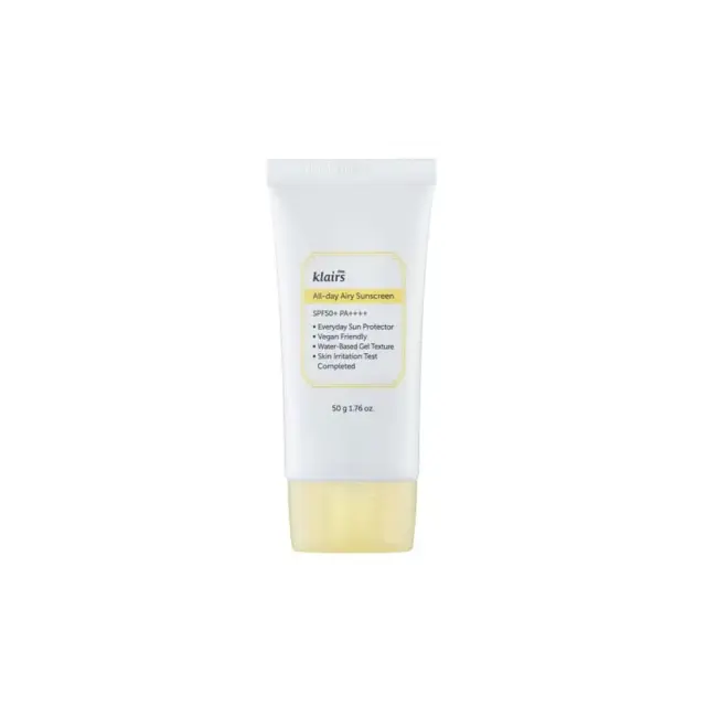 Dear Klairs All-Day Airy Sunscreen Αντηλιακή Κρέμα Προσώπου SPF50, 50g
