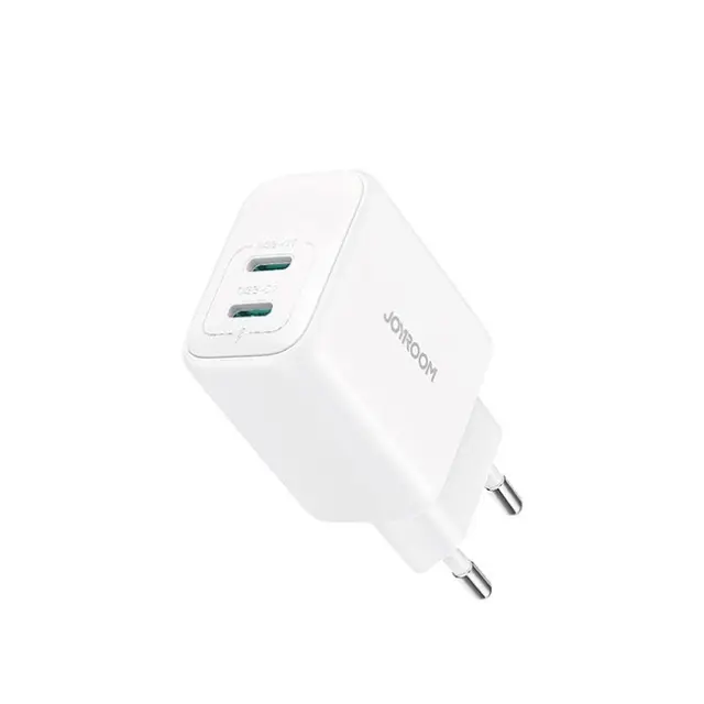 Joyroom Φορτιστής JR-TCF12 2x USB-C 20W PD / QC 3.0 White