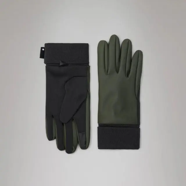 Unisex Γάντια Αφής Rains 16720-03 Πράσινο - S
