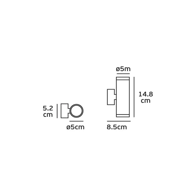 Braso 01093/ABS Φωτιστικό τοίχου μπρονζέ IP65 Bronze 3