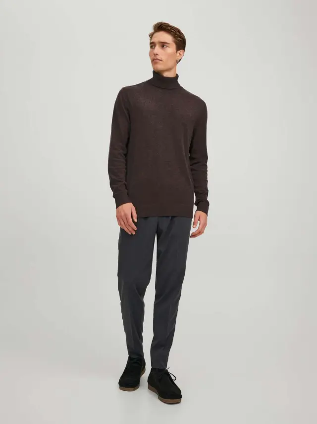 JJEEMIL KNIT ROLL NECK NOOS Mulch 2