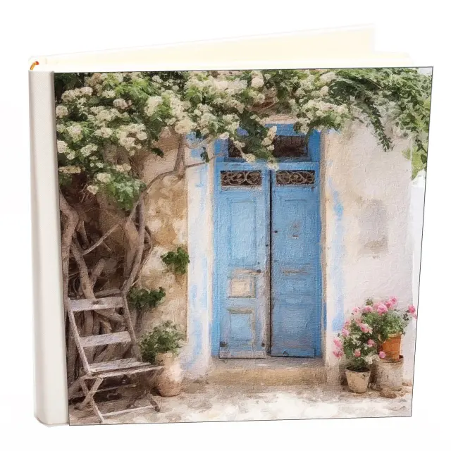 Άλμπουμ my album island 10 boho style με ριζόχαρτο 35x35cm και κουτί άλμπουμ