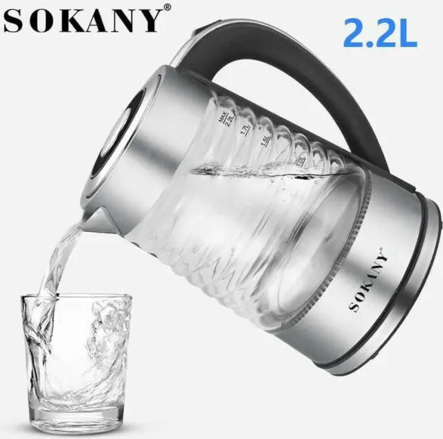 Sokany SK-1027 Βραστήρας 2.2lt 2000W Γκρι 2