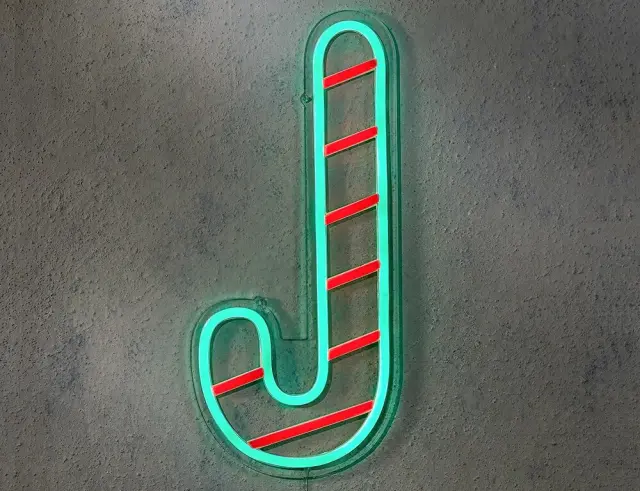 Διακοσμητικό Φωτιστικό Neon Candy Cane Luca Lighting με Dimmer και διαστάσεις 35x1.5x15.5cm - USB 1167138 2