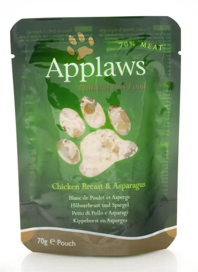 Applaws Wet Cat Food 70 g pouch Chicken AND Asparagus 178002 Pet Supplies