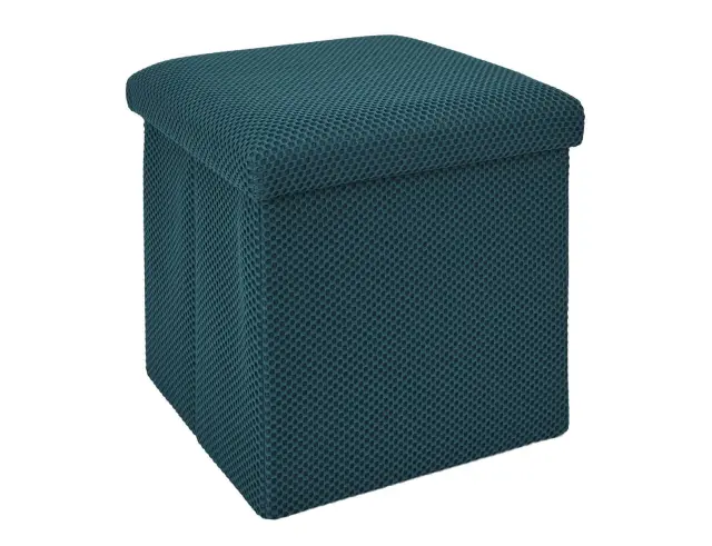 Σκαμπό Atom Home Deco Factory με αποθηκευτικό χώρο και διαστάσεις 38x38x38cm - Blue HD0504 2