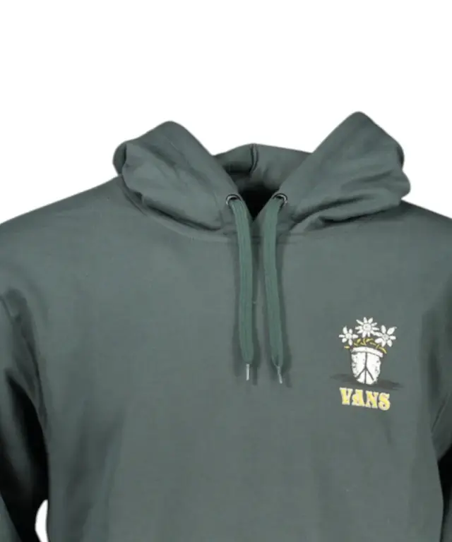 Vans - Ανδρικό Φούτερ Με Κουκούλα Peace Head VN000AEY-2LN Πράσινο 3