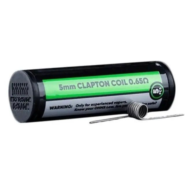 Wotofo Clapton Coil 0.65ohm 5mm Ni80 2*26ga+38ga Prebuilt Coils