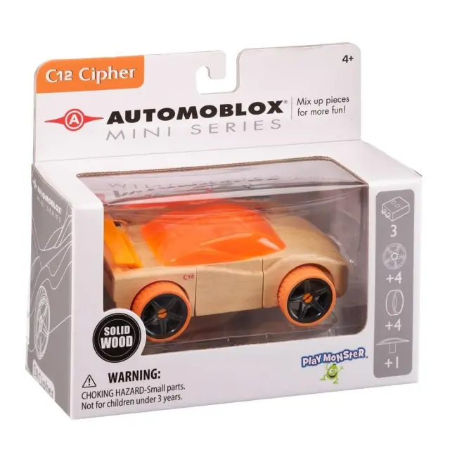Αυτοκινητάκι Ξύλινο Automoblox Mini C12 Cipher 55133 3800146223212 3