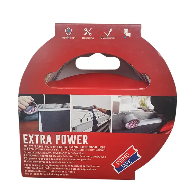 ΤΑΙΝΙΑ ΥΦΑΣΜΑΤΙΝΗ-ΓΑΖΑ ΣΩΛΗΝΩΝ ΓΚΡΙ 48mmx10m EXTRA POWER 280200015 2