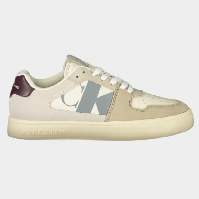 Calvin Klein - Classic Cupsole Ανδρικά Sneakers YM0YM01093-0H1 Μπεζ - 45