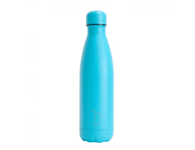 Μπουκάλι Θερμός Original Chilly's με χωρητικότητα 500ml και διατήρηση θερμοκρασίας 12h ζεστό / 24h κρύο - All Turquoise22863