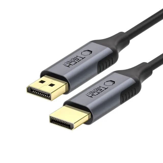 Tech-protect Ultraboost Cable Displayport To Displayport 1.4 4k 60hz 200cm Black