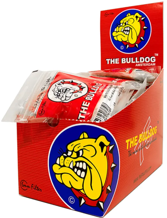 The Bulldog Φιλτράκια Κόκκινο - Slim 34τεμ.