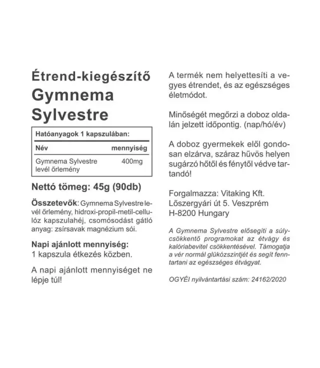 Vitaking Gymnema Sylvestre 400 mg 2