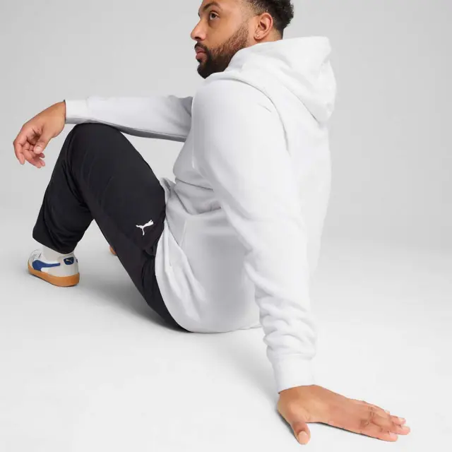 Puma Men's Essentials No1 Logo Fleece Hoodie Άσπρο 682570-02 (Puma) 2