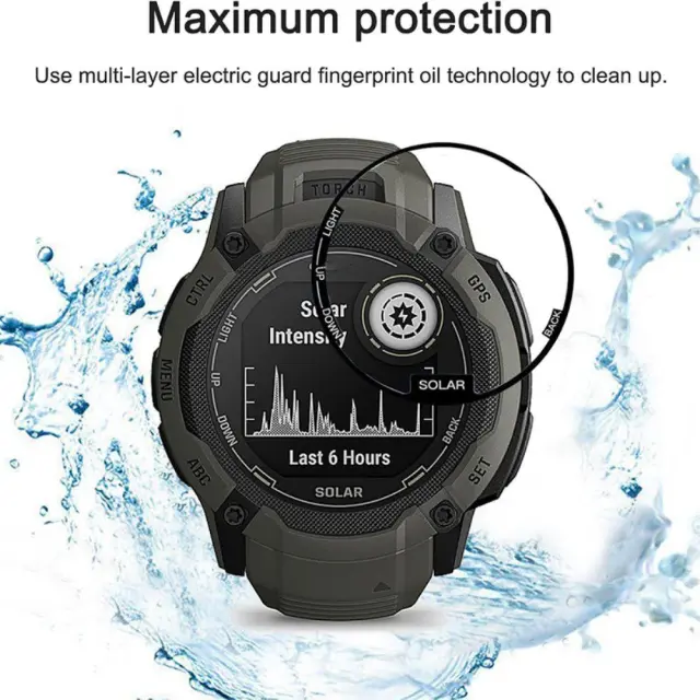 Προστασία Οθόνης για Garmin Instinct 2X - Black OEM 2