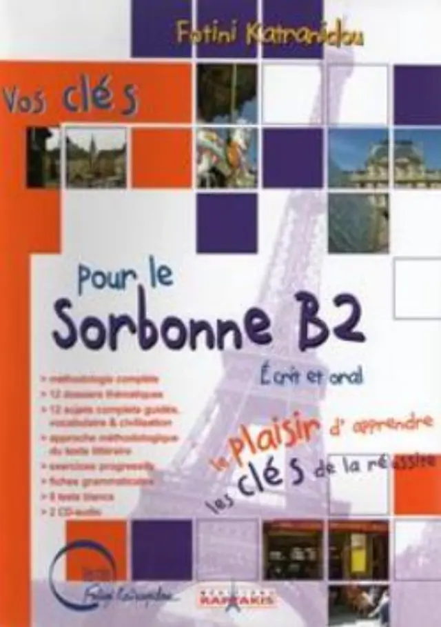 VOS CLES SORBONNE ECRIT ET ORAL B2 2021