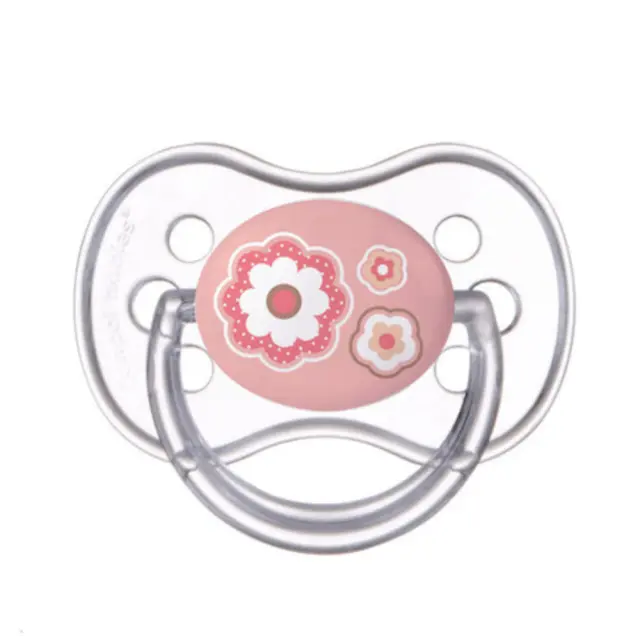 Καταπραϋντική Πιπίλα Σιλικόνης 6-18m Newborn Baby Canpol Pink 22/563