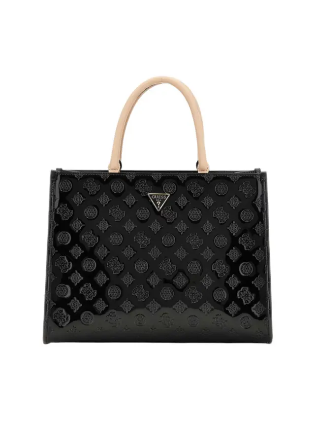 Guess W Arnela Girlfriend Γυναικεία Τσάντα Tote Χειρός Μαύρη TV949622-BLO