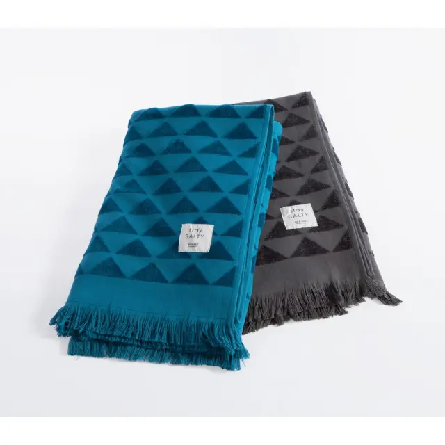 Nef-Nef Homeware Πετσέτα Θαλάσσης Virago 80x160 Black 2