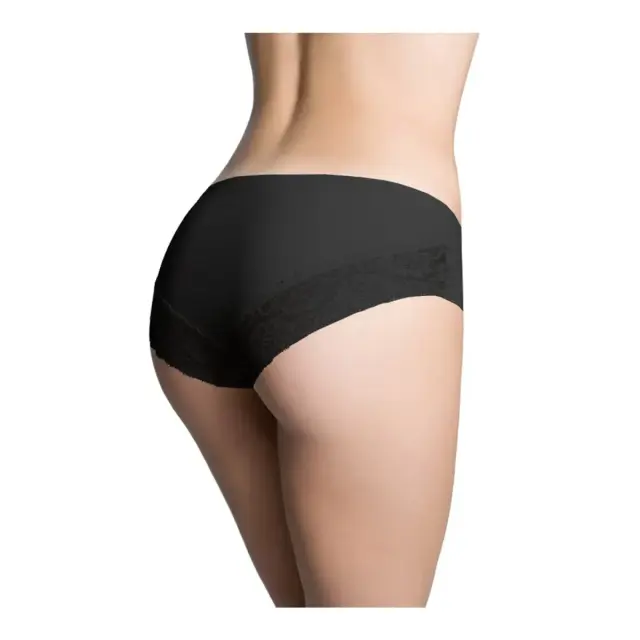 Julimex Γυναικείο Slip Cheekie Panty, Χρώμα Μαύρο 2