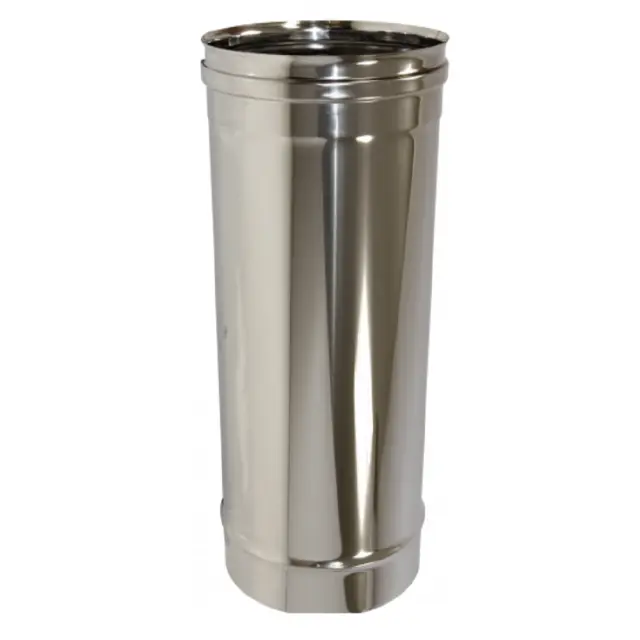 Ανοξείδωτη Καμινάδα καπνοδόχου 0,50m Inox 304 / F200