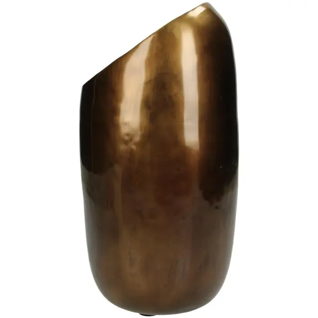 Κηροπήγιο Μπρονζέ Αλουμίνιο 13.5x13.5x20cm 3