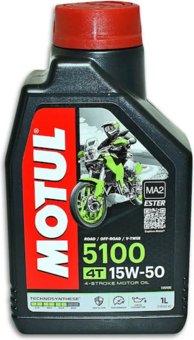 15W50 MOTUL 4Τ ΜΟΤΟ 5100 MA2 1L