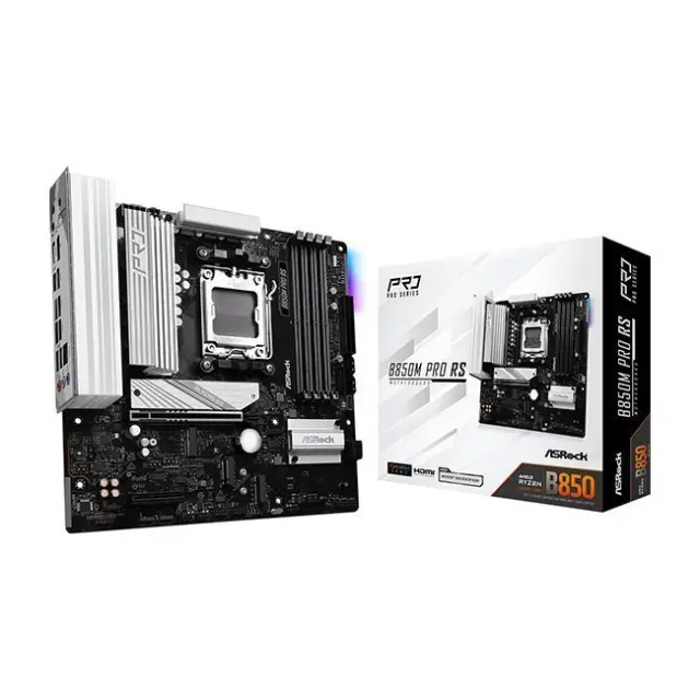 ASRock Motherboard B850M Pro RS (90-MXBR60-A0UAYZ)